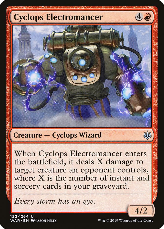 Cyclops Electromancer [War of the Spark] | Boutique FDB TCG