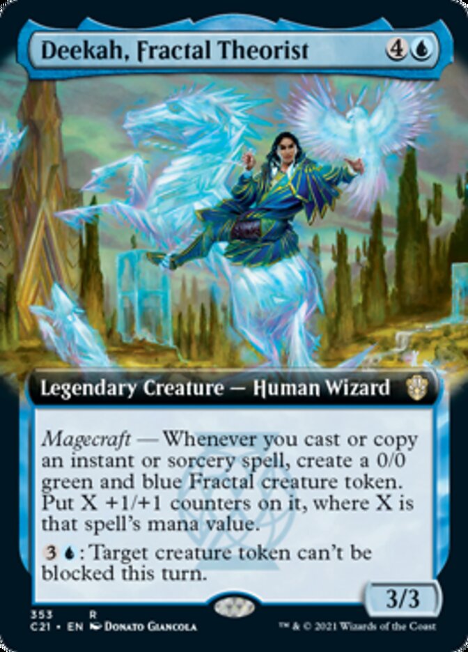 Deekah, Fractal Theorist (Extended Art) [Commander 2021] | Boutique FDB TCG