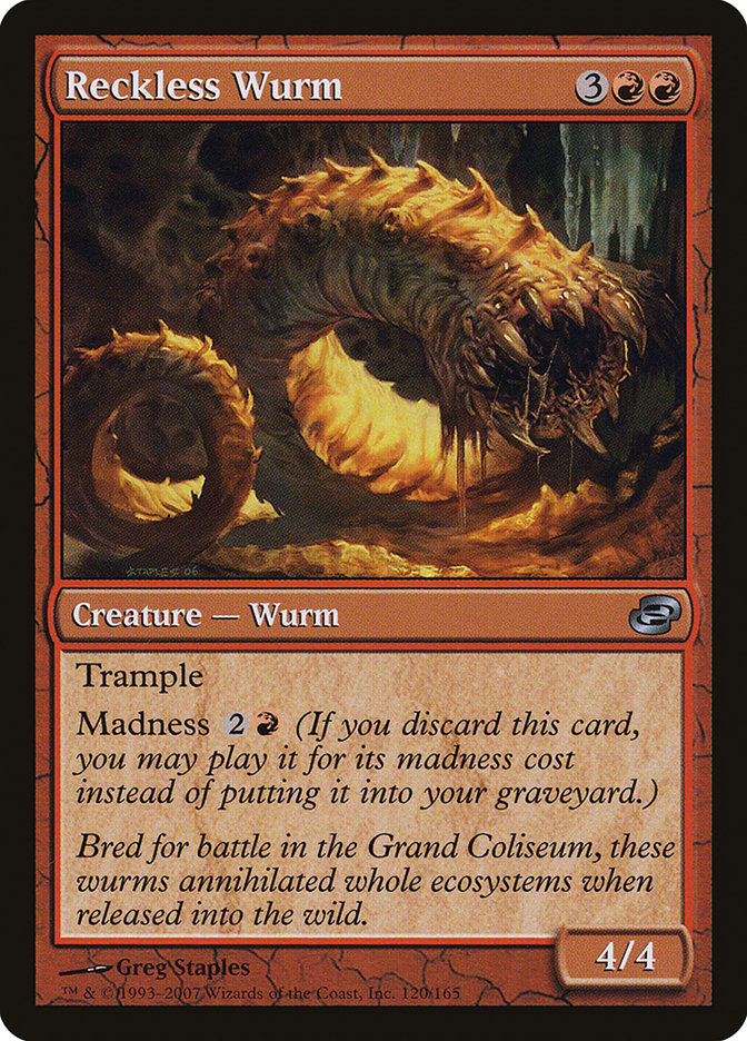 Reckless Wurm [Planar Chaos] | Boutique FDB TCG