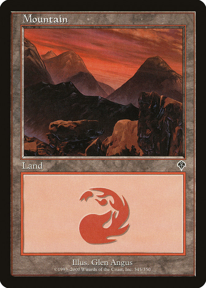 Mountain (345) [Invasion] | Boutique FDB TCG