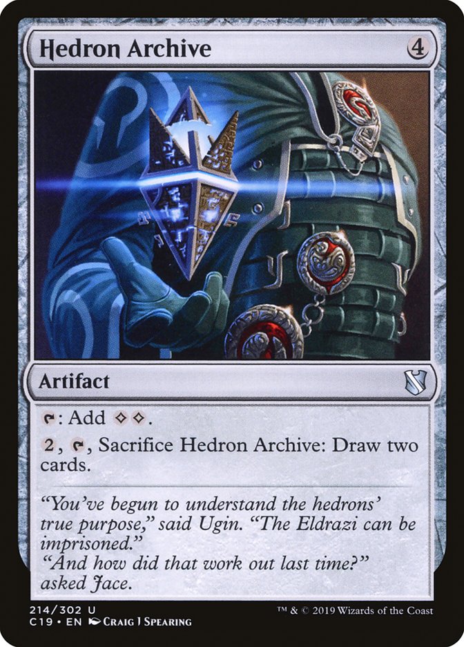 Hedron Archive [Commander 2019] | Boutique FDB TCG