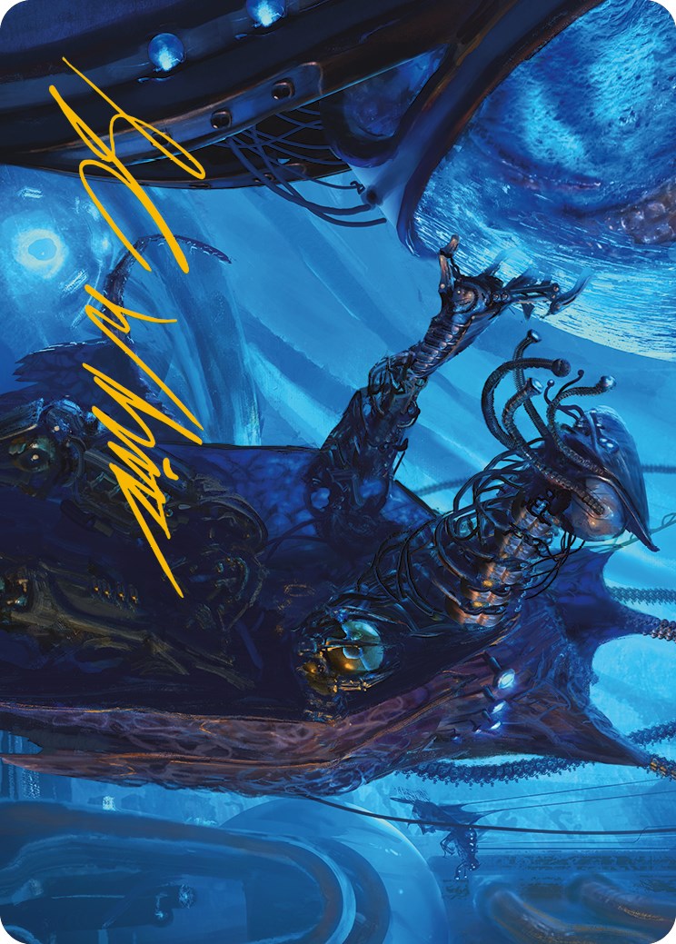 Atmosphere Surgeon Art Card (Gold-Stamped Signature) [Phyrexia: All Will Be One Art Series] | Boutique FDB TCG