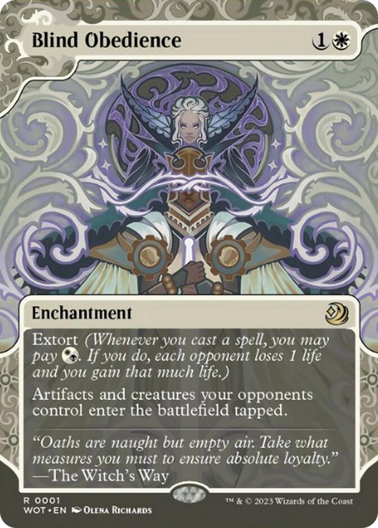 Blind Obedience [Wilds of Eldraine: Enchanting Tales] | Boutique FDB TCG