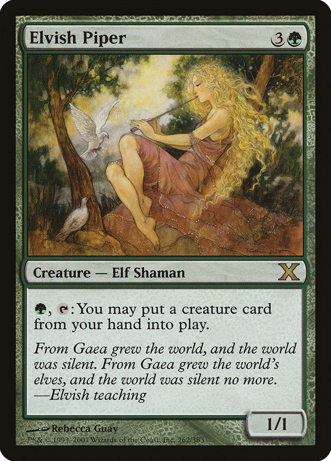 Elvish Piper [Tenth Edition] | Boutique FDB TCG