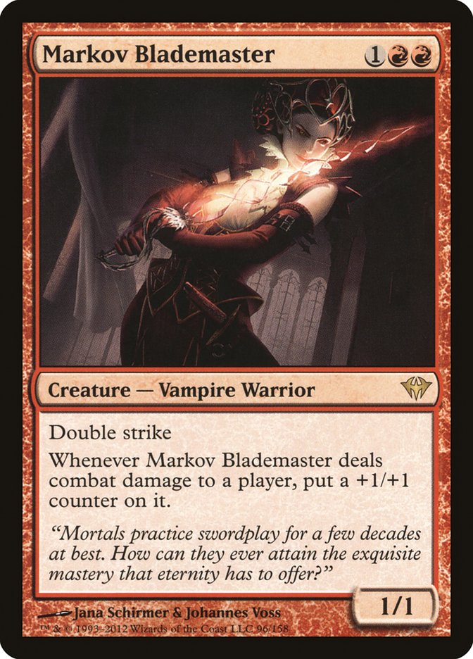 Markov Blademaster [Dark Ascension] | Boutique FDB TCG