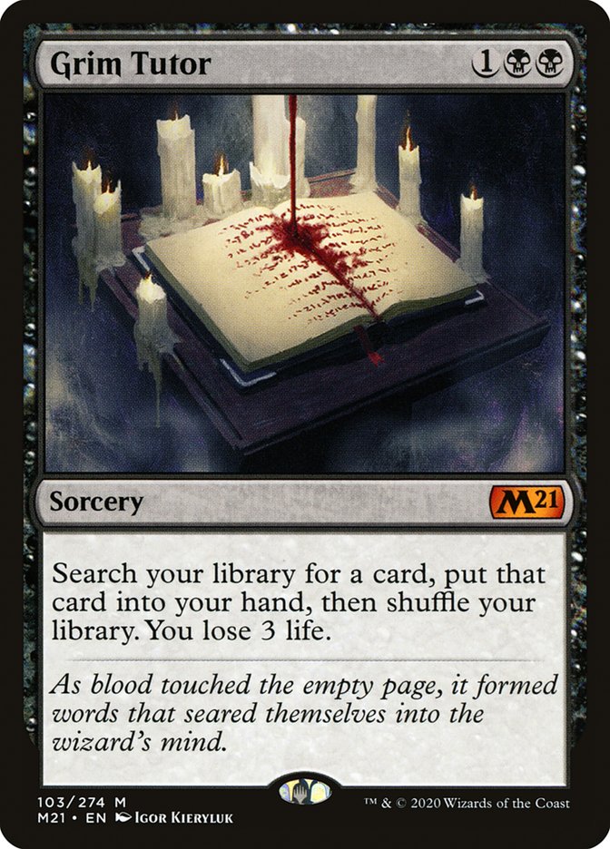 Grim Tutor [Core Set 2021] | Boutique FDB TCG