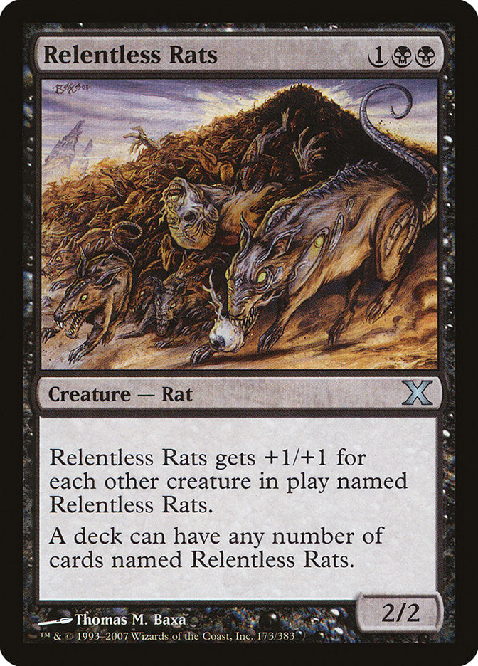 Relentless Rats [Tenth Edition] | Boutique FDB TCG