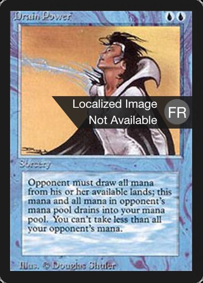 Drain Power [Foreign Black Border] | Boutique FDB TCG