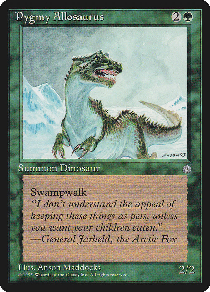 Pygmy Allosaurus [Ice Age] | Boutique FDB TCG