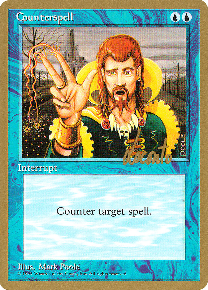 Counterspell (Michael Loconto) [Pro Tour Collector Set] | Boutique FDB TCG