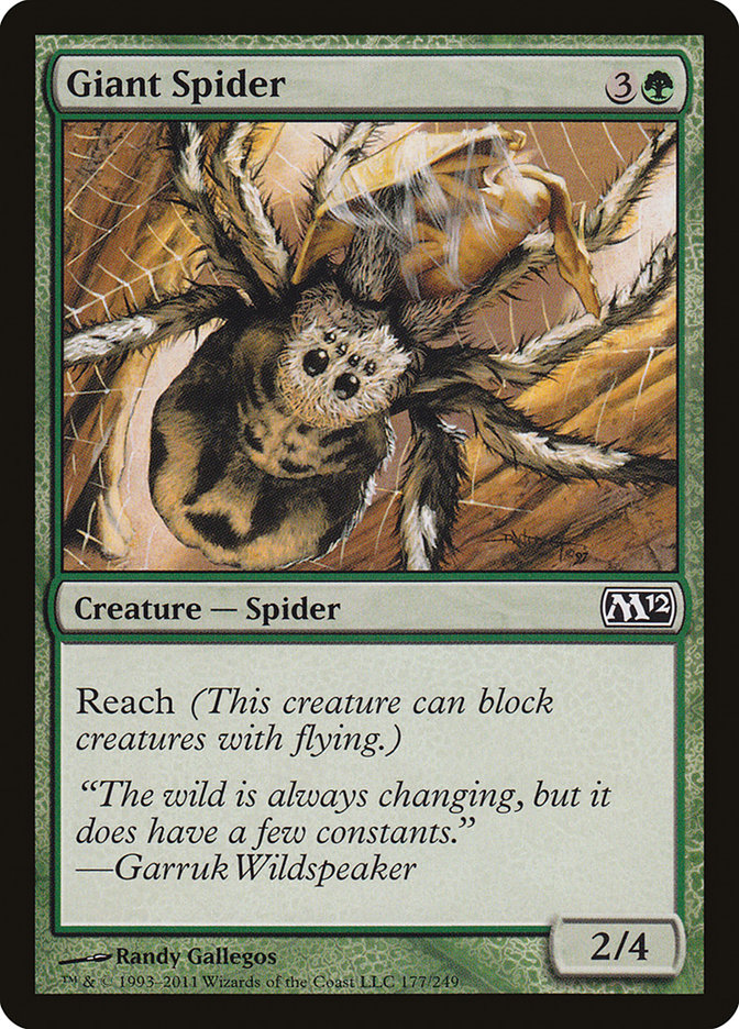 Giant Spider [Magic 2012] | Boutique FDB TCG