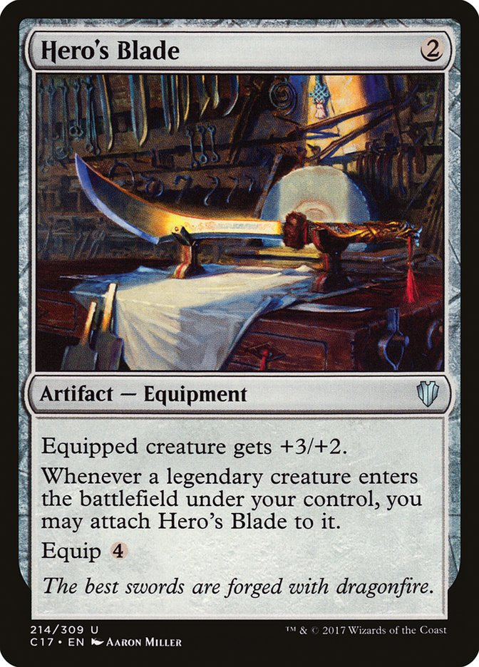 Hero's Blade [Commander 2017] | Boutique FDB TCG