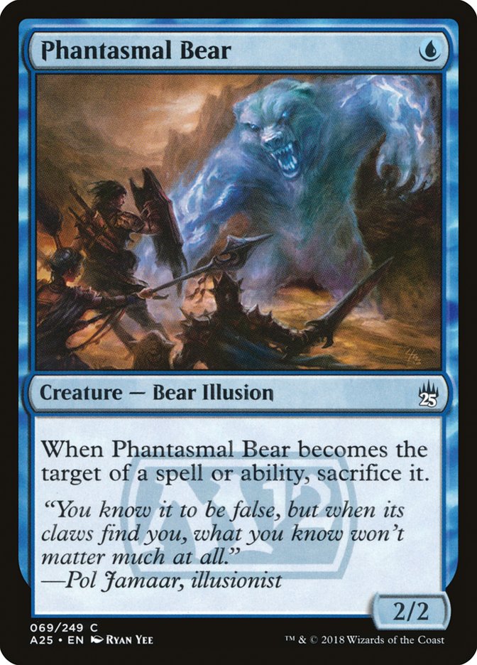 Phantasmal Bear [Masters 25] | Boutique FDB TCG