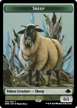 Zombie // Sheep Double-Sided Token [Dominaria Remastered Tokens] | Boutique FDB TCG