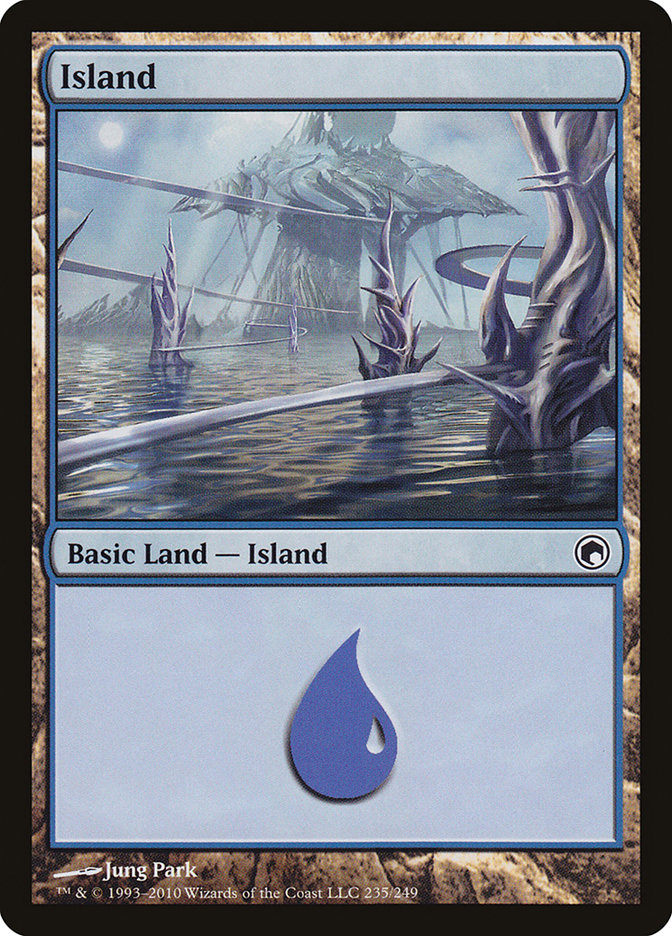 Island (235) [Scars of Mirrodin] | Boutique FDB TCG