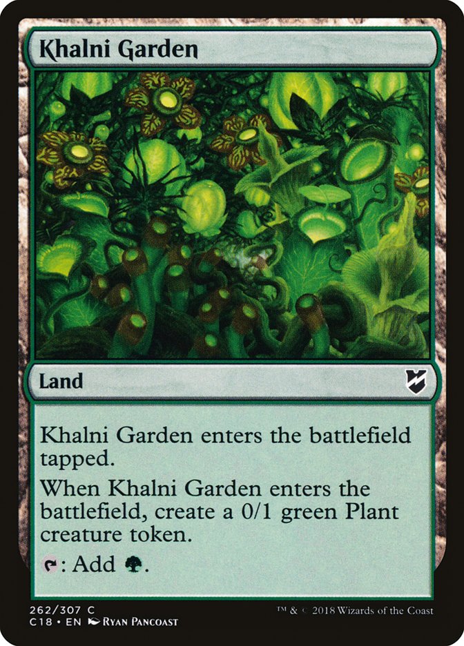 Khalni Garden [Commander 2018] | Boutique FDB TCG