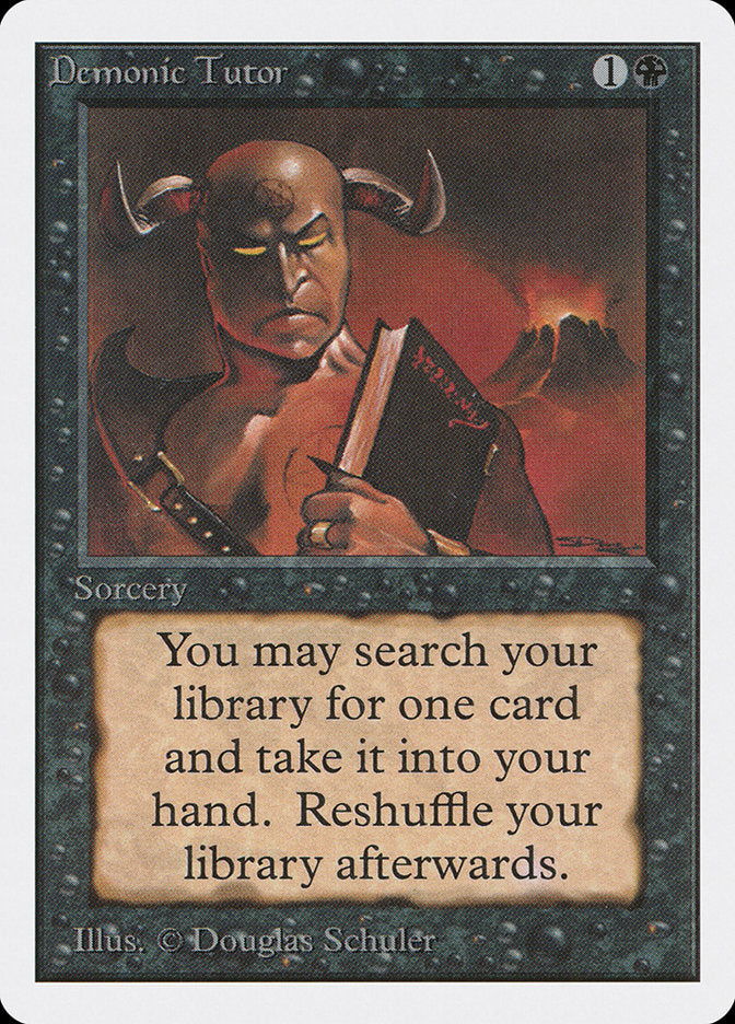 Demonic Tutor [Unlimited Edition] | Boutique FDB TCG