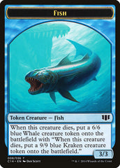 Fish // Zombie (011/036) Double-Sided Token [Commander 2014 Tokens] | Boutique FDB TCG