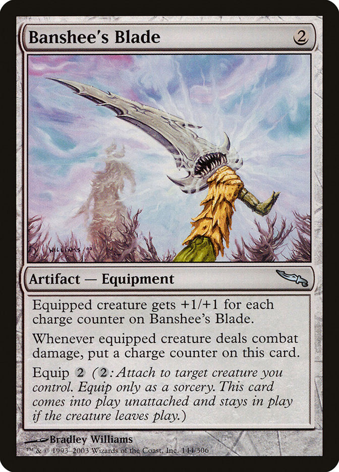 Banshee's Blade [Mirrodin] | Boutique FDB TCG