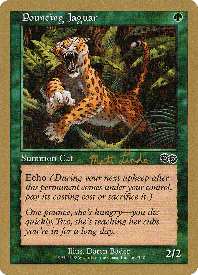 Pouncing Jaguar (Matt Linde) [World Championship Decks 1999] | Boutique FDB TCG