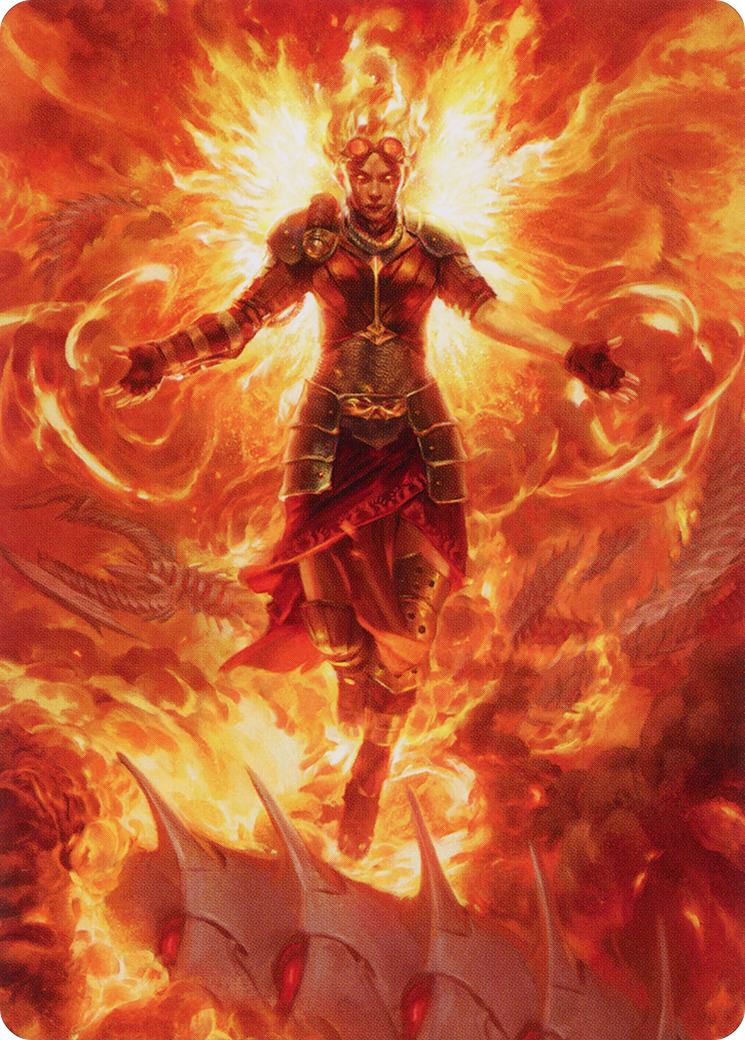 Chandra, Hope's Beacon Art Card [March of the Machine Art Series] | Boutique FDB TCG