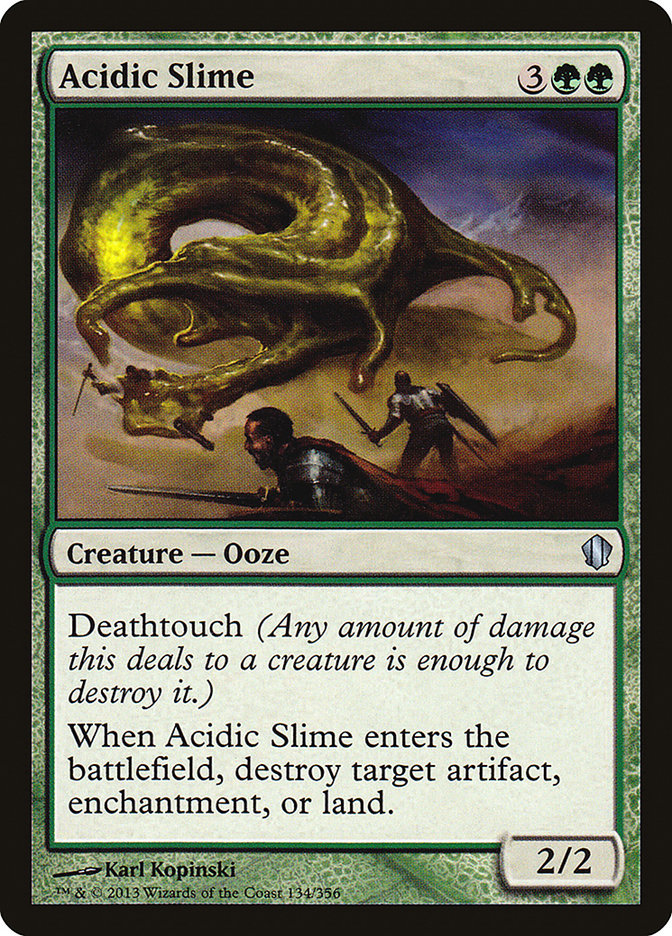 Acidic Slime [Commander 2013] | Boutique FDB TCG