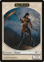 Human // Wolf Double-Sided Token [Friday Night Magic 2012] | Boutique FDB TCG