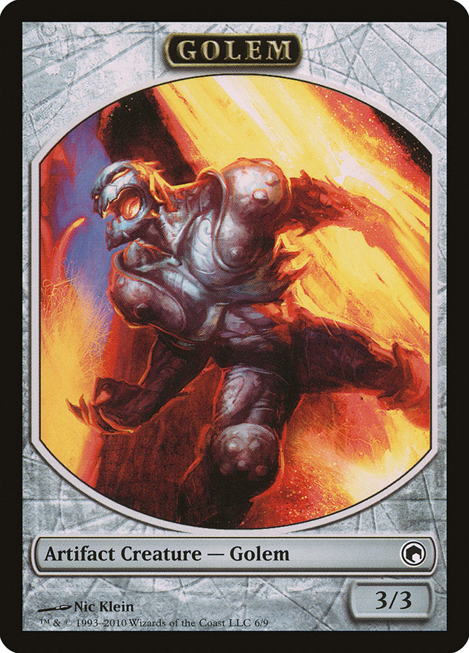 Golem Token [Scars of Mirrodin Tokens] | Boutique FDB TCG