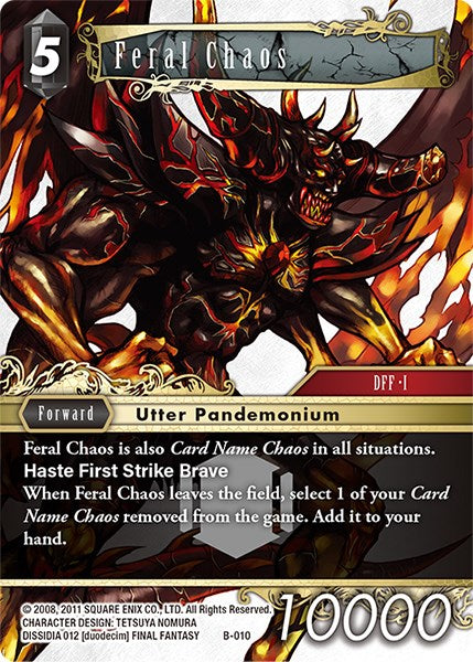 Feral Chaos [Boss Deck: Chaos] | Boutique FDB TCG