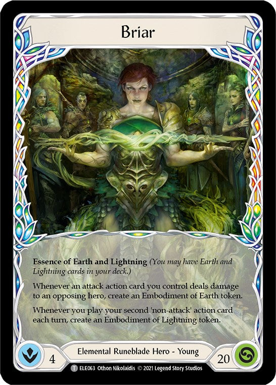 Briar, Warden of Thorns // Briar [ELE062 // ELE063] (Tales of Aria Unlimited) | Boutique FDB TCG