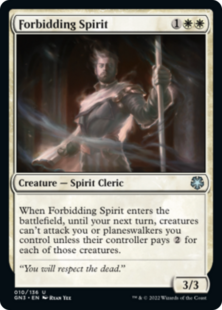 Forbidding Spirit [Game Night: Free-for-All] | Boutique FDB TCG