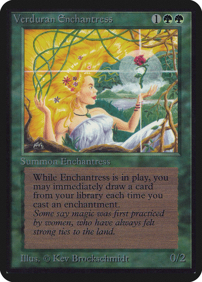 Verduran Enchantress [Alpha Edition] | Boutique FDB TCG