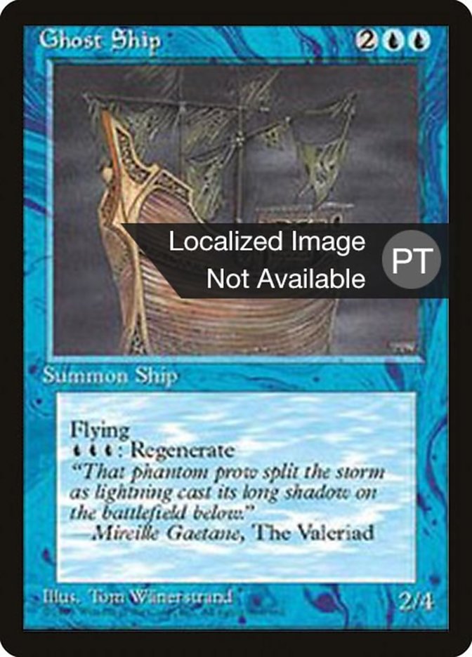 Ghost Ship [Fourth Edition (Foreign Black Border)] | Boutique FDB TCG