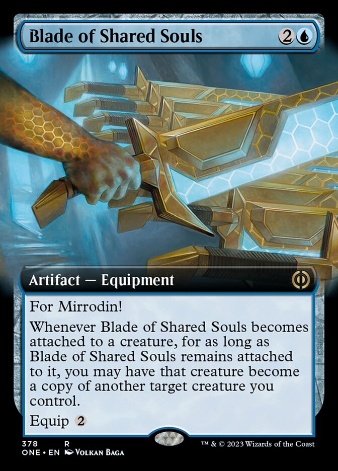 Blade of Shared Souls (Extended Art) [Phyrexia: All Will Be One] | Boutique FDB TCG