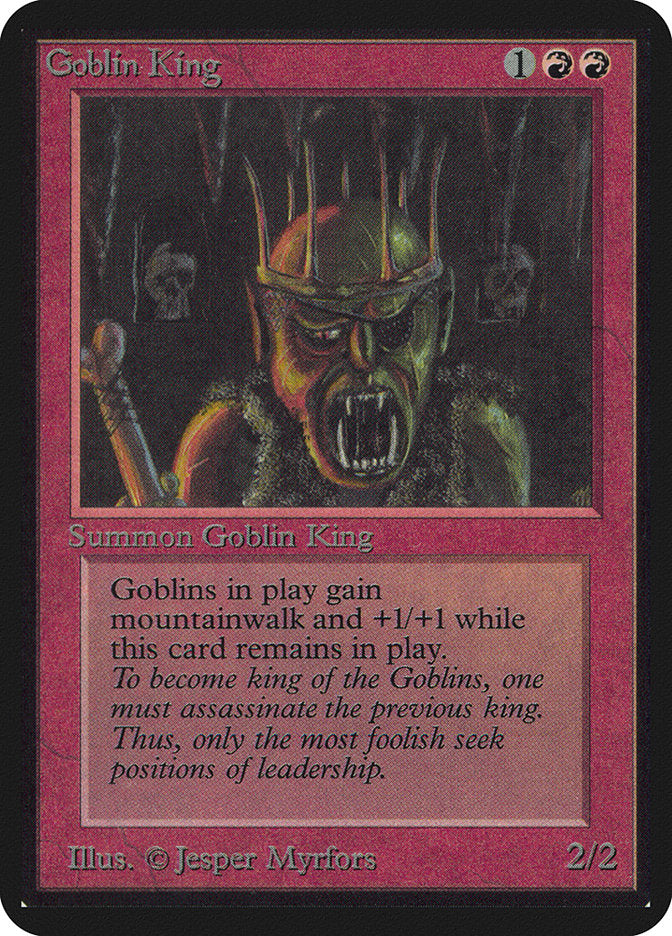 Goblin King [Alpha Edition] | Boutique FDB TCG