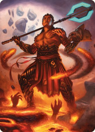 Koth, Fire of Resistance Art Card [Phyrexia: All Will Be One Art Series] | Boutique FDB TCG