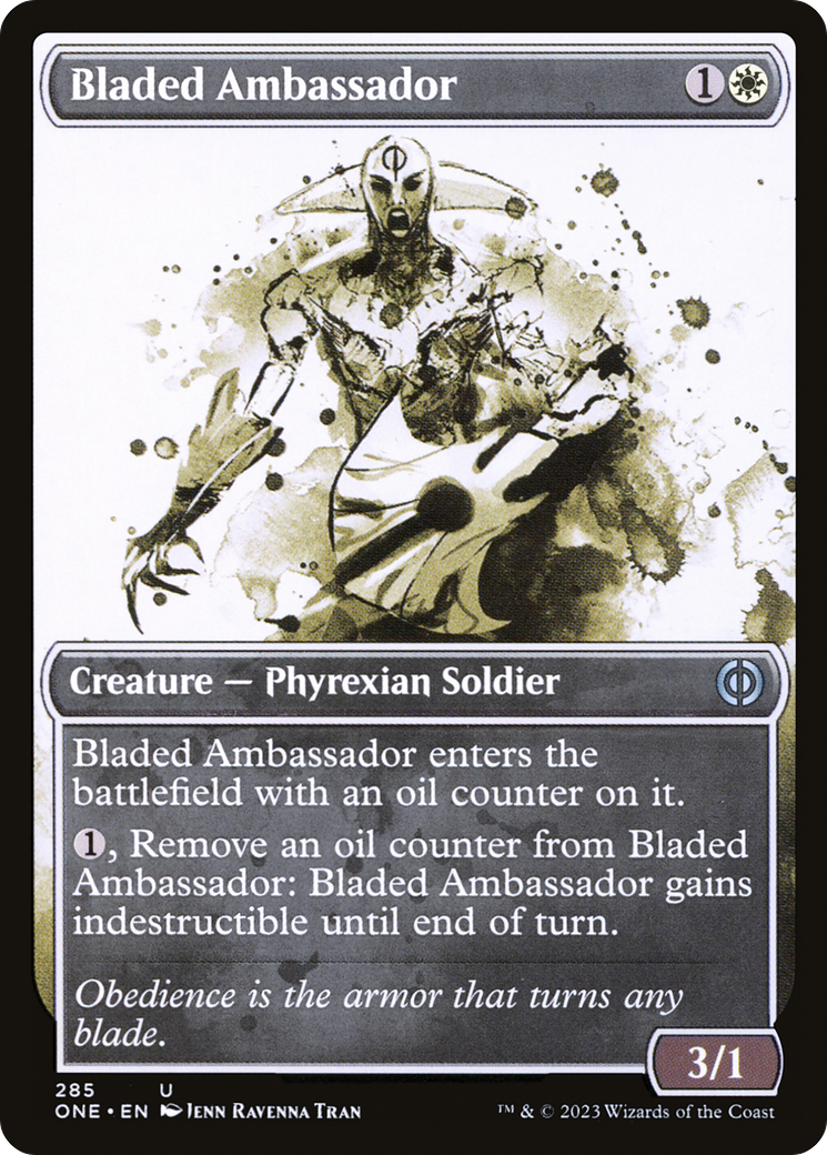 Bladed Ambassador (Showcase Ichor) [Phyrexia: All Will Be One] | Boutique FDB TCG