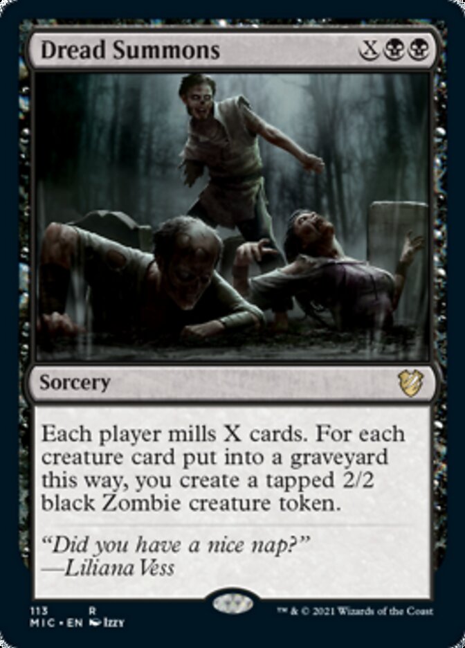 Dread Summons [Innistrad: Midnight Hunt Commander] | Boutique FDB TCG