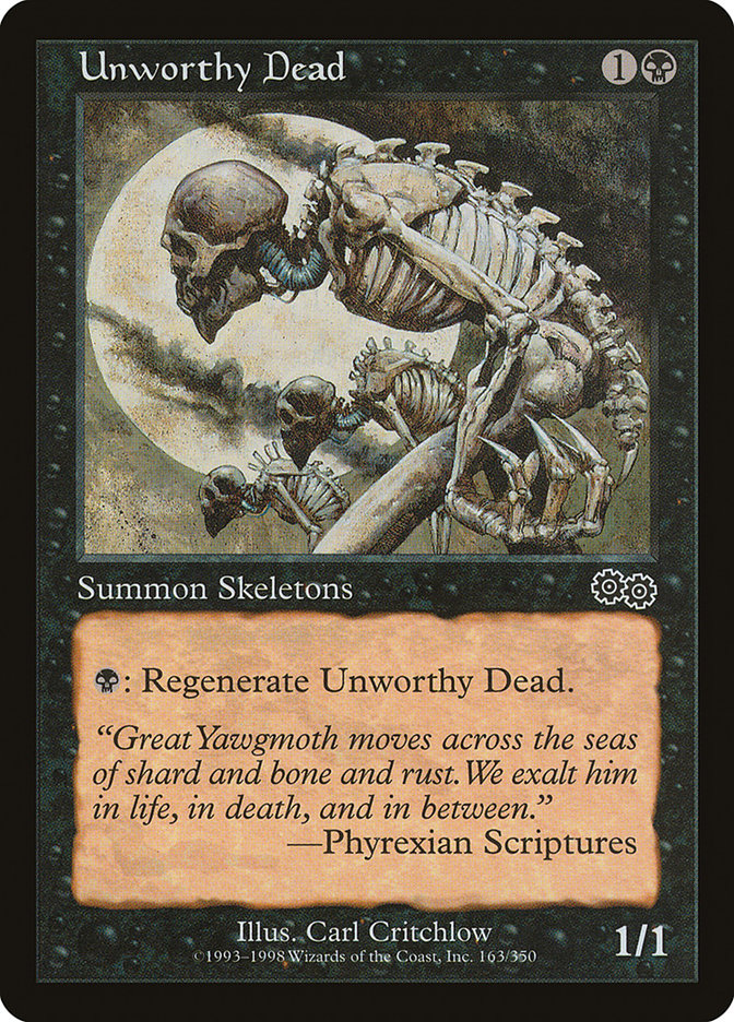 Unworthy Dead [Urza's Saga] | Boutique FDB TCG