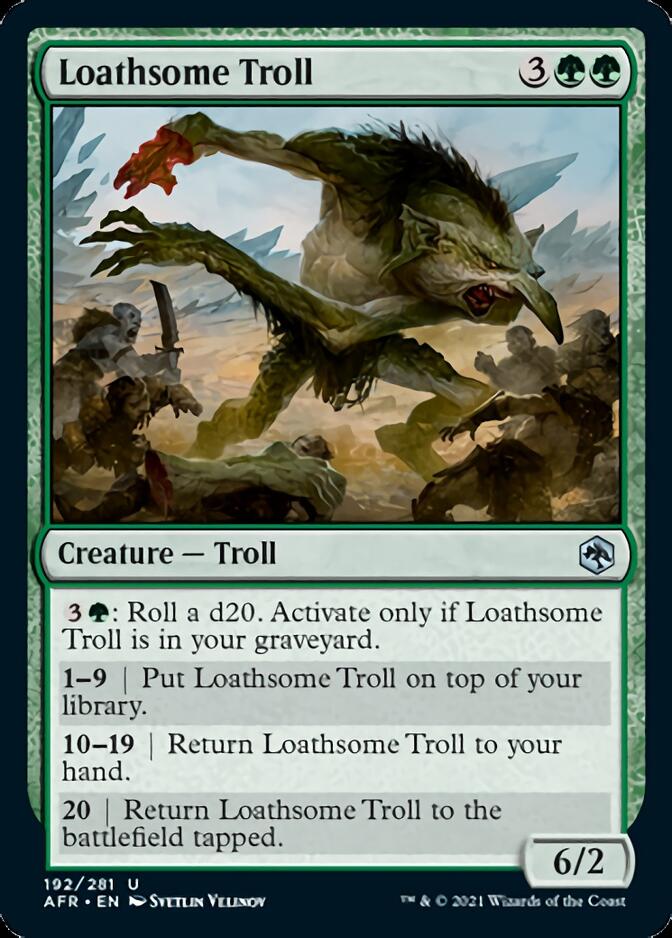 Loathsome Troll [Dungeons & Dragons: Adventures in the Forgotten Realms] | Boutique FDB TCG