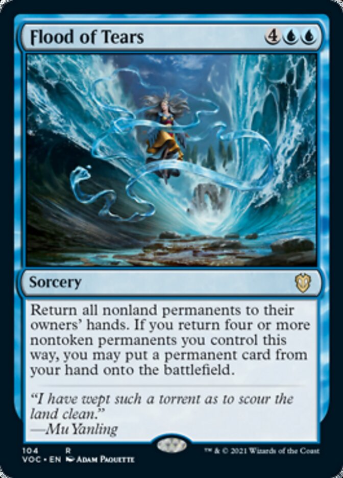 Flood of Tears [Innistrad: Crimson Vow Commander] | Boutique FDB TCG