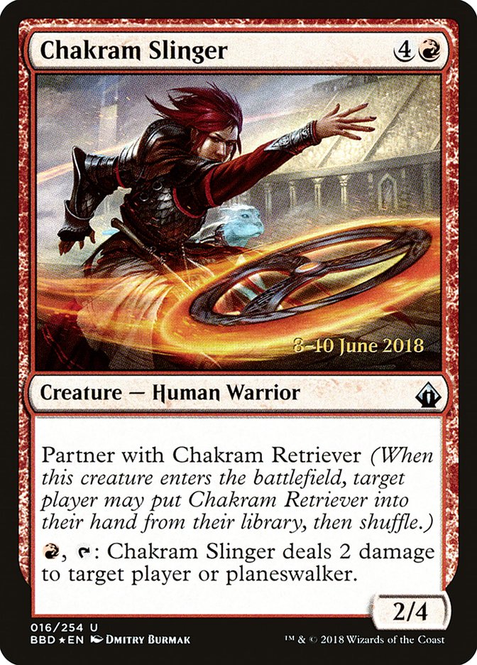 Chakram Slinger [Battlebond Prerelease Promos] | Boutique FDB TCG