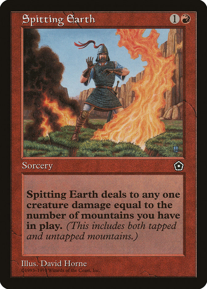 Spitting Earth [Portal Second Age] | Boutique FDB TCG