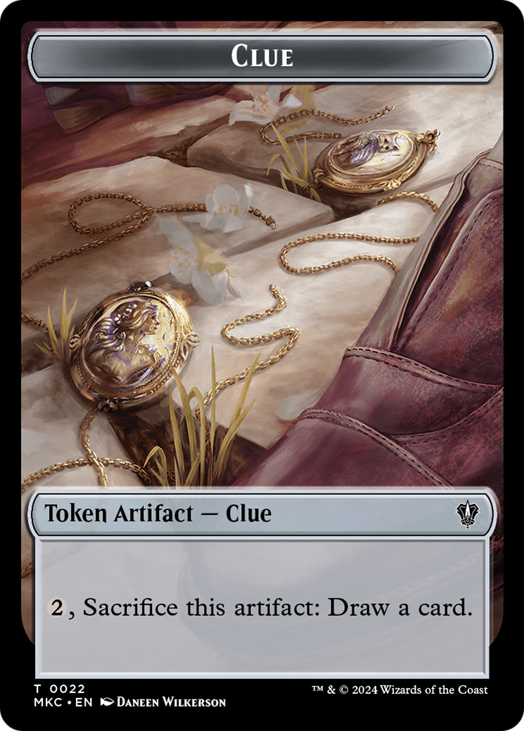 Clue // Insect (0017) Double-Sided Token [Murders at Karlov Manor Commander Tokens] | Boutique FDB TCG