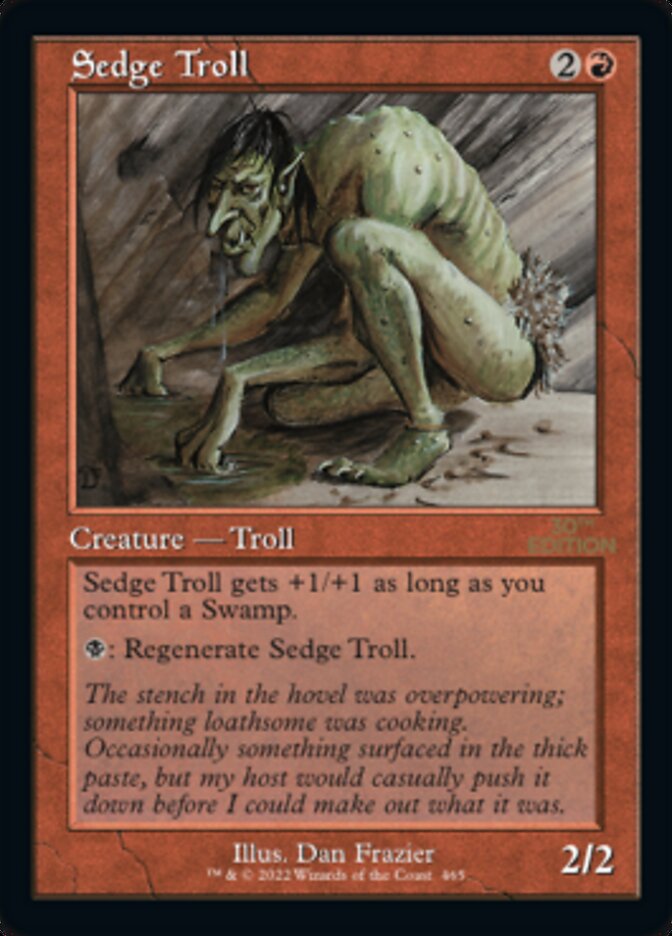 Sedge Troll (Retro) [30th Anniversary Edition] | Boutique FDB TCG