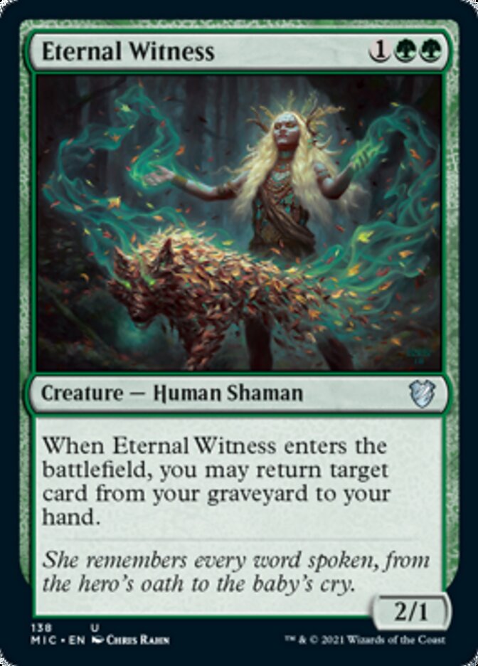 Eternal Witness [Innistrad: Midnight Hunt Commander] | Boutique FDB TCG