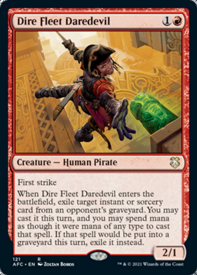 Dire Fleet Daredevil [Dungeons & Dragons: Adventures in the Forgotten Realms Commander] | Boutique FDB TCG