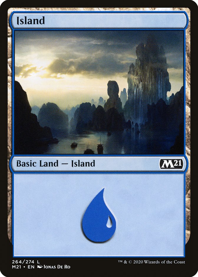 Island (264) [Core Set 2021] | Boutique FDB TCG