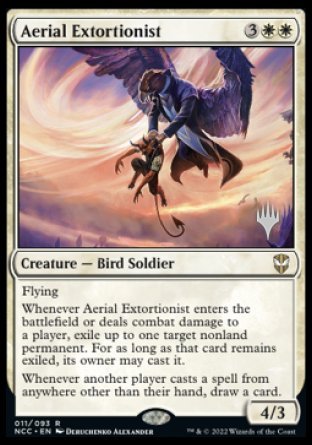 Aerial Extortionist (Promo Pack) [Streets of New Capenna Commander Promos] | Boutique FDB TCG