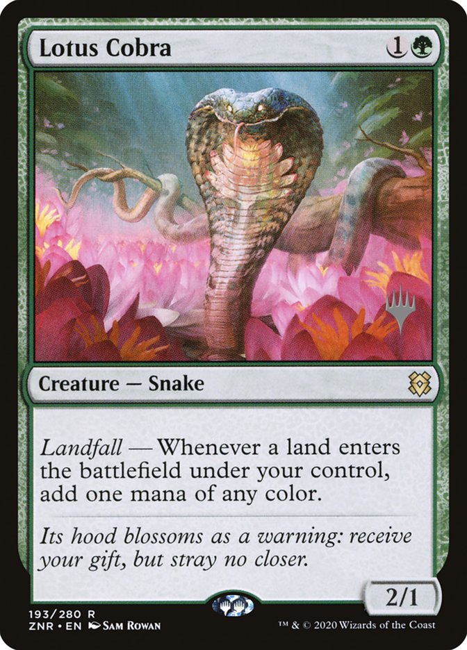 Lotus Cobra (Promo Pack) [Zendikar Rising Promos] | Boutique FDB TCG